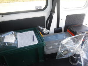 車内での臭気測定