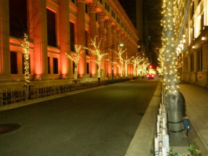 会社近くのイルミネーション