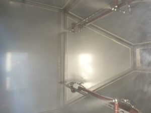 消臭剤噴霧ノズルのメンテナンス